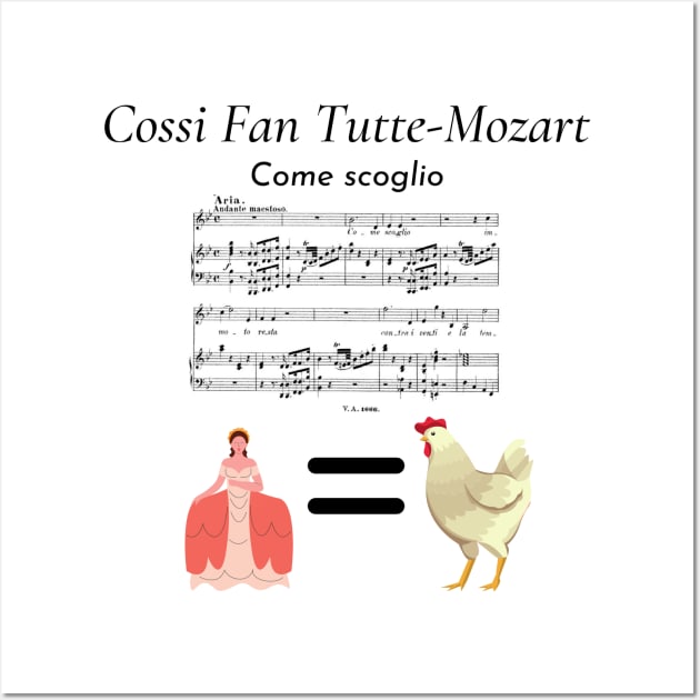 Cossi Fan Tutte-Mozart Wall Art by Rosettemusicandguitar